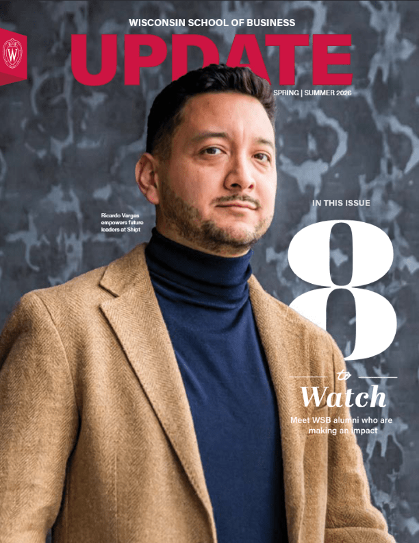 Cover for the Spring/Summer 2025 issue of Update Magazine, featuring Ricardo Vergas