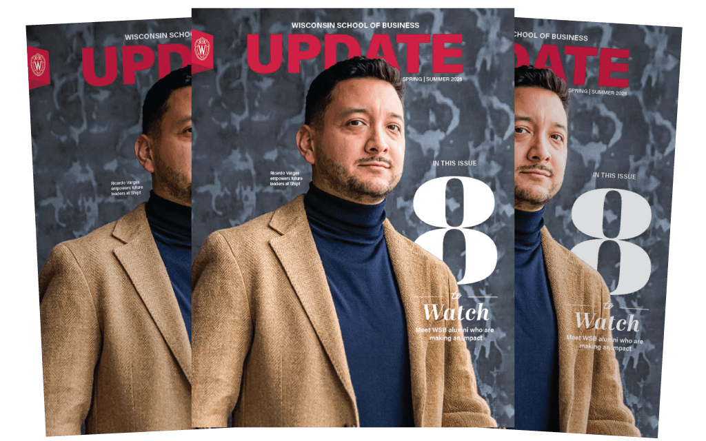 Cover for the Spring/Summer 2026 issue of Update Magazine, featuring Ricardo Vergas.