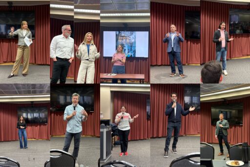 Carrie Thome, Lyndon Lattie and Lonnie Kieffer, Annemarie Maitri, Darren Smith, Matt Maroon, Natasha Vora, Mike Trigg, Katie Lorenz, David Gilberg and Joe Hamilton