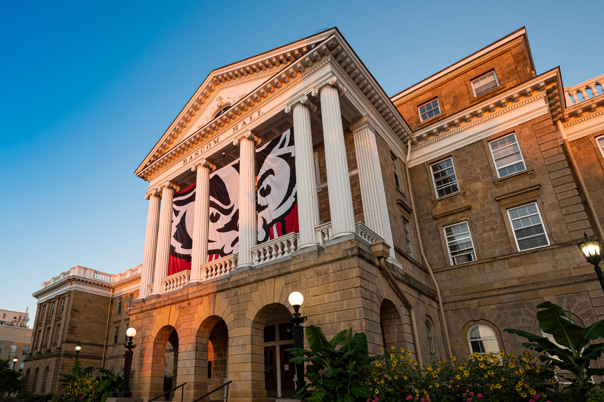 Exterior view of Bascom Hall.