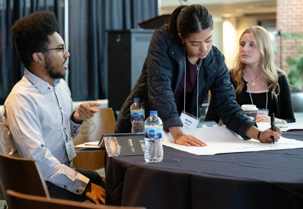 BBA students collaborate during Leadership at Lambeau