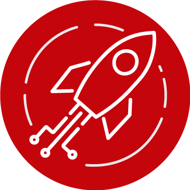icon of a rocket ship